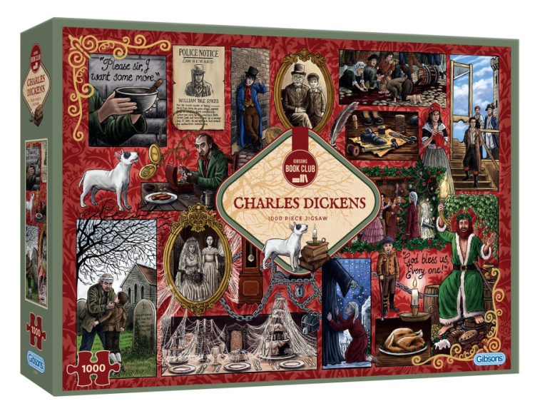 Gibsons Book Club - Charles Dickens Puzzel (1000 stukjes)