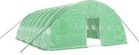vidaXL Tuinkas met stalen frame 48 m² 8x6x2,85 m groen