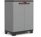 KIS Stilo Armoire de garage - Autoportant - Universel - 68x39x90cm - Noir/Gris/Rouge