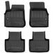FROGUM Rubberen 3D Automatten VW Touareg III 2018+ – Set van 4 – Hoge Rand 6cm – Geurloos