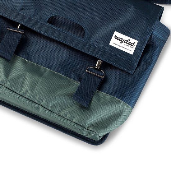 Urban Proof Recycled Double Pannier Bag 40L - Blue/Green