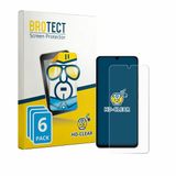 BROTECT - Screenprotector voor ZTE Blade A36 - Folie Beschermfolie transparant 6 Stuks