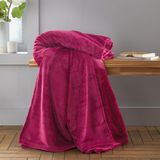 Catherine Lansfield Raschel Velvet Touch Deken 130x170cm Roze