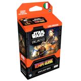Asmodee FFG Star Wars: Unlimited Verzamelkaartspel Tijden zonder wet, Spotlight Deck Leia Organa, exclusieve kaarten, vanaf 12 jaar, 2+ spelers, Italiaanse versie