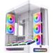 Xigmatek Boîtier Grand-Tour E-ATX Heaven Air RGB avec panneaux vitrés (Blanc)