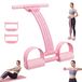 Merkloos Weerstandsband met Handgreep voor Fitness