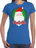 Bellatio Decorations Shoppartners Bv Fout Kerst shirt / t-shirt - I hate this - blauw voor dames - kerstkleding / kerst outfit L