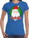 Bellatio Decorations Shoppartners Bv Fout Kerst shirt / t-shirt - I hate this - blauw voor dames - kerstkleding / kerst outfit L