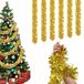 Unyqoos® Goudkleurige glinsterende slingerset voor feestelijke decoratie en bruiloften