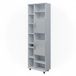 Vicco Ilias meuble de salle de bain – 60 x 190 cm blanc laqué brillant