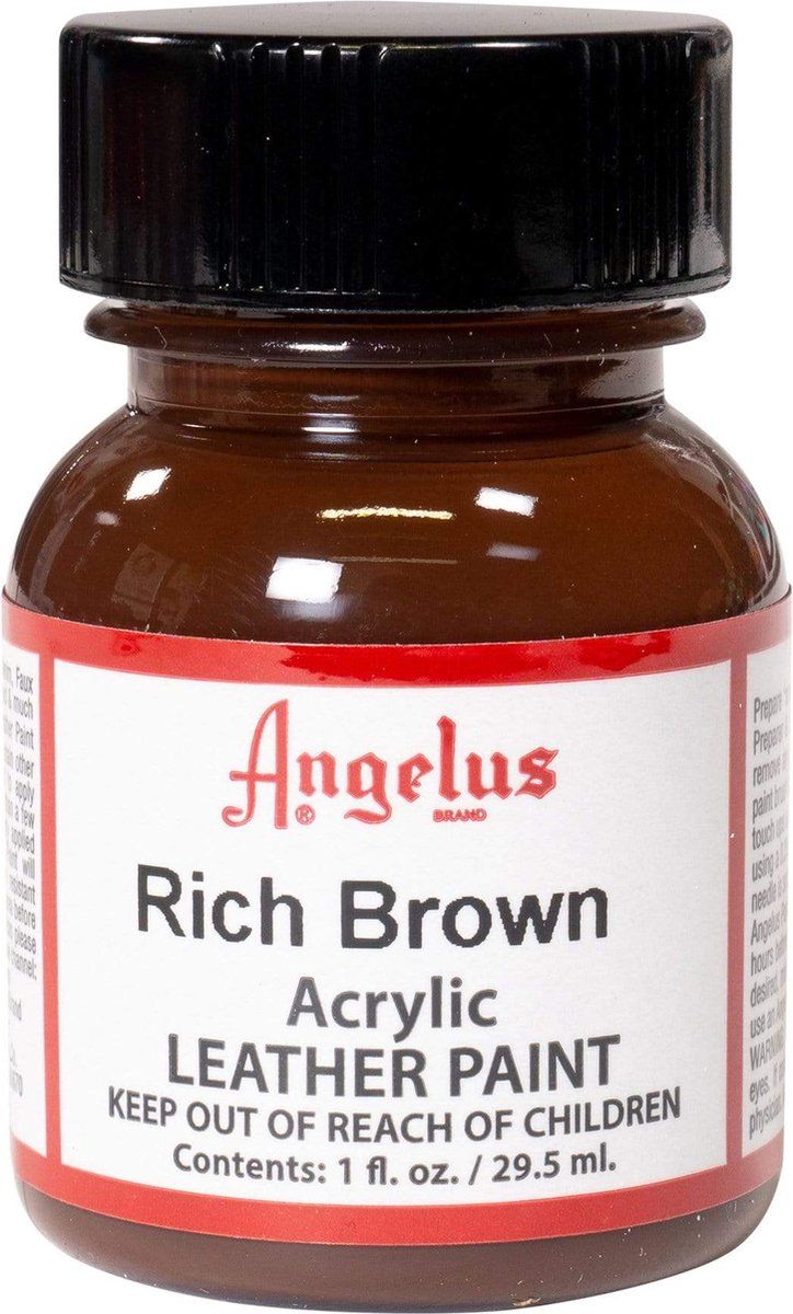 Angelus Leather Acrylic Paint - Rich Brown - 29,5ml