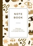 Carnet Hello Editions Carnet motifs Marron Paperback 80 pages