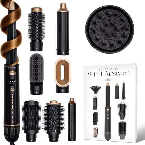 Sansbeauté® 9-in-1 Airstyler met Diffuser