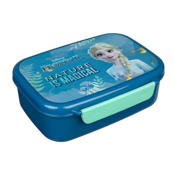 Frozen Lunch Container - Blue - Rectangular - Girl