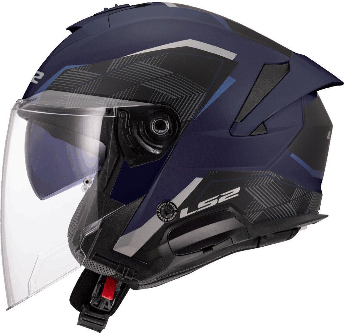 LS2 OF618 Verso II Air Navy Blauw Jethelm