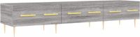 vidaXL Tv-meubel 150x36x30 cm bewerkt hout grijs sonoma eikenkleurig