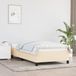 Maison Exclusive - Cadre de lit sans matelas, crème, 90x200 cm, tissu