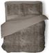 Eleganzzz Dekbedovertrek Flanel Fleece - Taupe Grey - 200x220cm