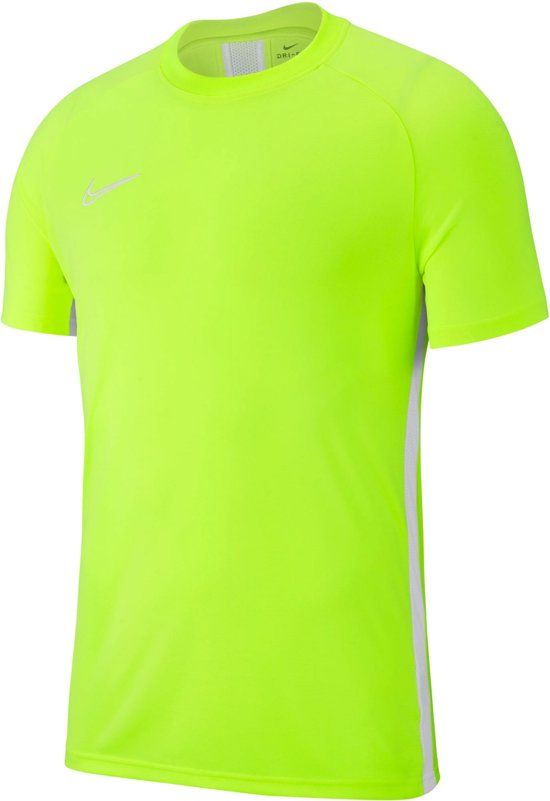 Nike Sportshirt - Unisex - geel/wit - Maat S - Maat 128/140
