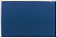 Pinboard magnetoplan Pinboard SP, 60x45cm, bespanning textiel, blauw