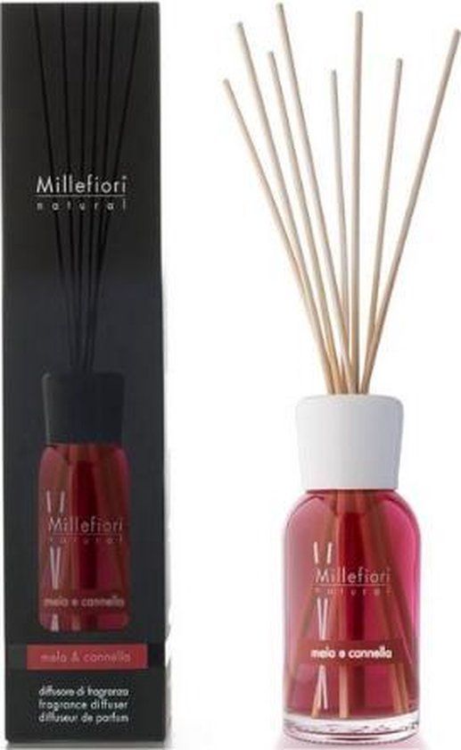 Millefiori Milano Geurstokjes - Mela & Cannella - 250 ml