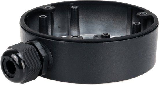 Zwarte Hikvision DS-1280ZJ-DM21-B zwarte montagebox van aluminium