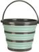Redcliffs Opvouwbare emmer - groen/grijs - 10 liter - Camping emmer - kunststof