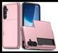 Selected by GSMpunt.nl Samsung Galaxy A16 Hoesje met Kaarthouder Slider Back Cover Roze
