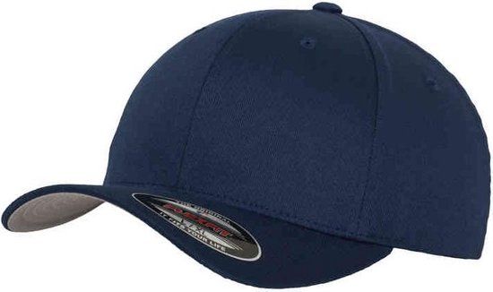 Flexfit Wooly Combed Unisex Cap - marineblauw - XXL