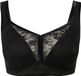 Ulla Popken Dames Minimizer-BH Spacer-Cups Zonder Beugels Zwart Maat 90C