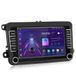 Android autoradio voor VW Golf 5 6, Polo, Passat, Touran, met GPS-navigatie, Wi-Fi, Bluetooth, 7-inch scherm en DAB+ radio