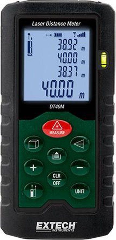 Extech DT40M Laser Afstandsmeter - Tot 40 Meter