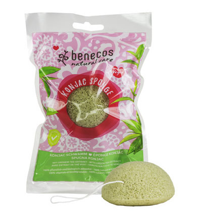 Benecos Konjac spons green tea 1ST