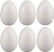 Rayher hobby materialen Piepschuim hobby vorm - 6x - ei - 6 cm - DIY knutsel figuren om te versieren - paasei