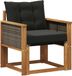 vidaXL Buiten Midden Sofa Massief Acaciahout Naturel
