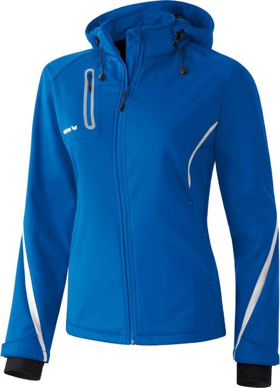 Erima Function Softshell Jas Dames - Royal / Wit Maat 46