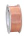Präsent 4644025-123 band met draadrand, abrikoos, 25 m - 40 mm
