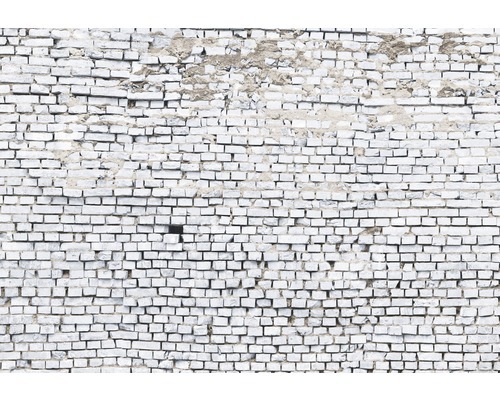 KOMAR Fotobehang papier White Brick 254x368 cm