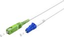 Goobay LC/UPC - SC/APC Simplex FTTH kabel | OS2 | wit | LSZH | 5 meter