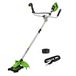 Greenworks GD24X2BCB Accu Bosmaaier