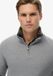 Superdry - Katoenen trui met halve rits en textuur - Heren - Sweaters