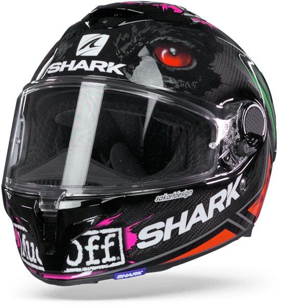 Shark Spartan GT Carbon Redding Carbon Red Green XL - Maat XL - Helm