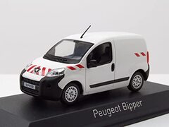 Norev Peugeot Bipper 2009 wit rood modelauto 1:43