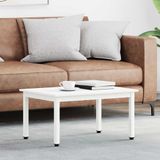 vidaXL Salontafel Wit 70 x 50 x 36 cm Massief grenenhout