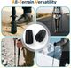 Wan GmbH 12 Stuks Doppen voor Nordic Walking en Trekkingstokken - Antislip Reservepunten - Noir