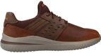 Skechers Herenschoenen Leder Dark Brown Ezra Maat 39.5