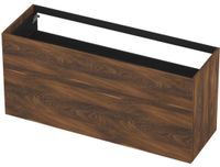 INK - Onderkast 2 Laden Push To Open 65cm Hout Decor - 1400x450x650 Mm - Noten