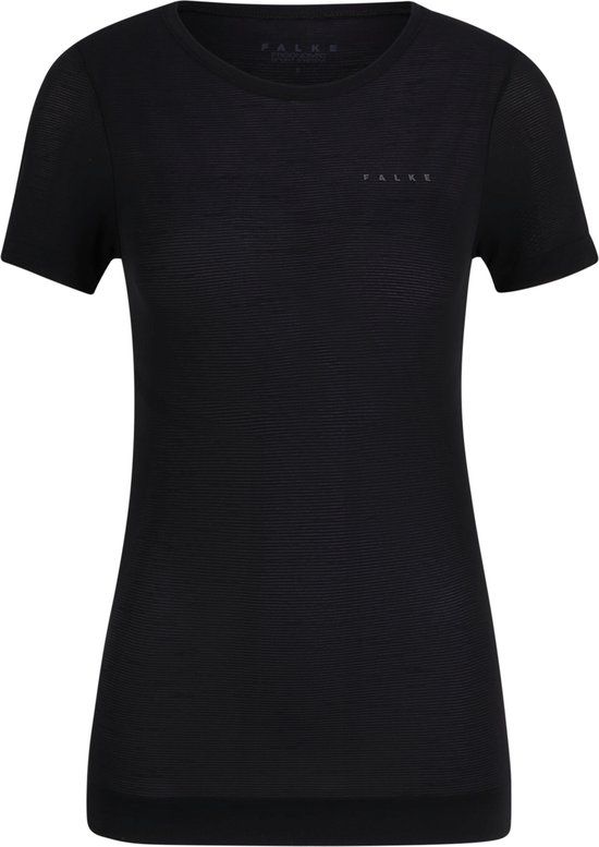FALKE Ultralight Cool Sportshirt Dames - Zwart - Maat L