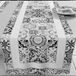 PETTI Artigiani Italiani - Tafelloper, keukentafelloper, Runner tafelkleden, Vietri digitale print, zwart, 100% Made in Italy