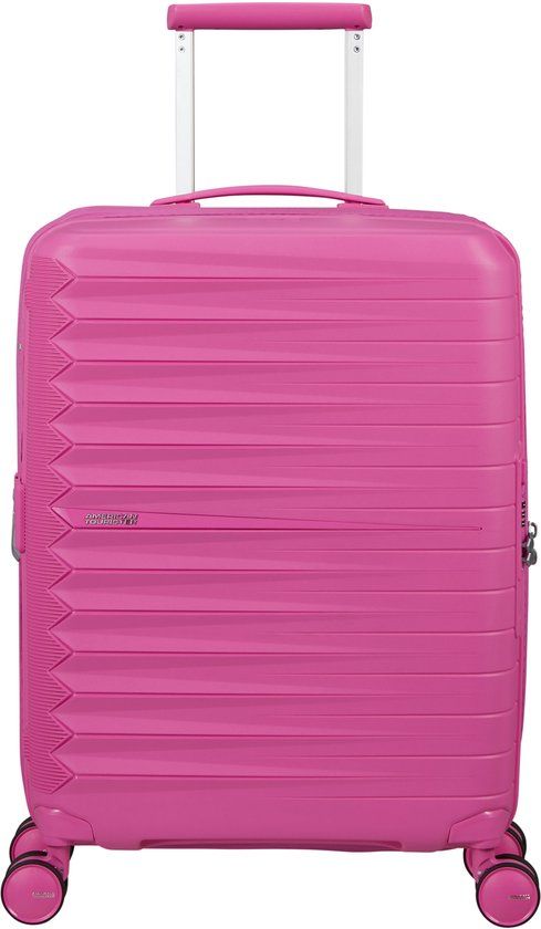 American Tourister Fastforward spinner handbagage koffer - Electric Fuchsia